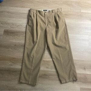 Eddie Bauer Men’s Corduroy Pants Trousers Nano-Care Tan Relaxed Fit W38 L29